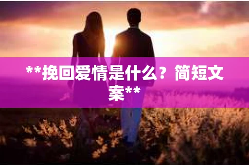 **挽回爱情是什么？简短文案**