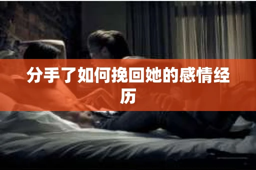 分手了如何挽回她的感情经历