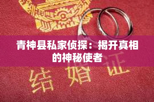 青神县私家侦探：揭开真相的神秘使者