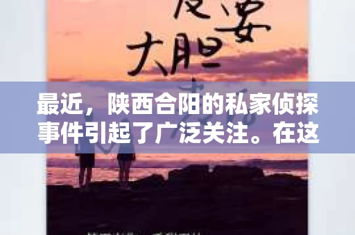 最近，陕西合阳的私家侦探事件引起了广泛关注。在这个信息爆炸的时代，隐私保护显得尤为重要。今天，我们就来聊聊这个事件，看看它背后的一些故事。