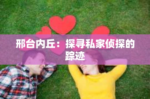 邢台内丘：探寻私家侦探的踪迹