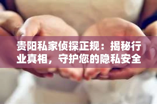 贵阳私家侦探正规：揭秘行业真相，守护您的隐私安全