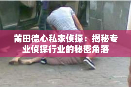 莆田德心私家侦探：揭秘专业侦探行业的秘密角落