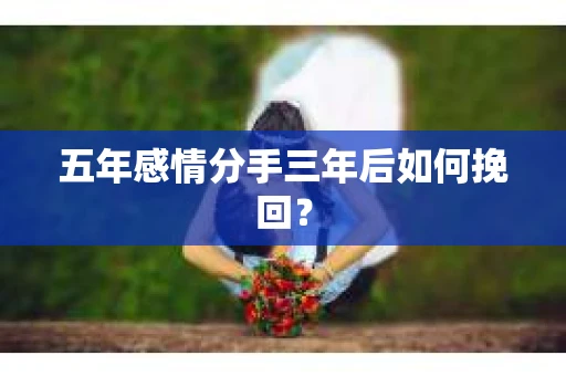 五年感情分手三年后如何挽回？