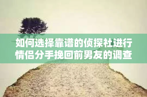 如何选择靠谱的侦探社进行情侣分手挽回前男友的调查？