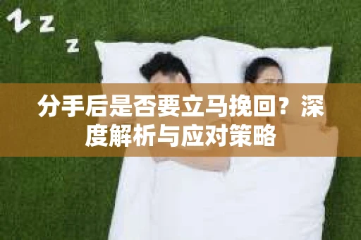 分手后是否要立马挽回？深度解析与应对策略