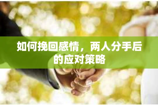 如何挽回感情，两人分手后的应对策略